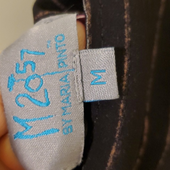 Sz M Maria Pinto striped skirt - Picture 2 of 5